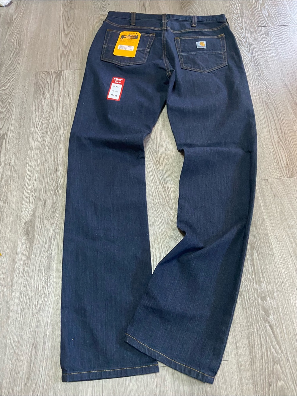 Carhartt Men's Dark Indigo Slim Straight Jeans